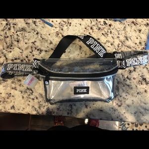 Clear fanny pack from PINK